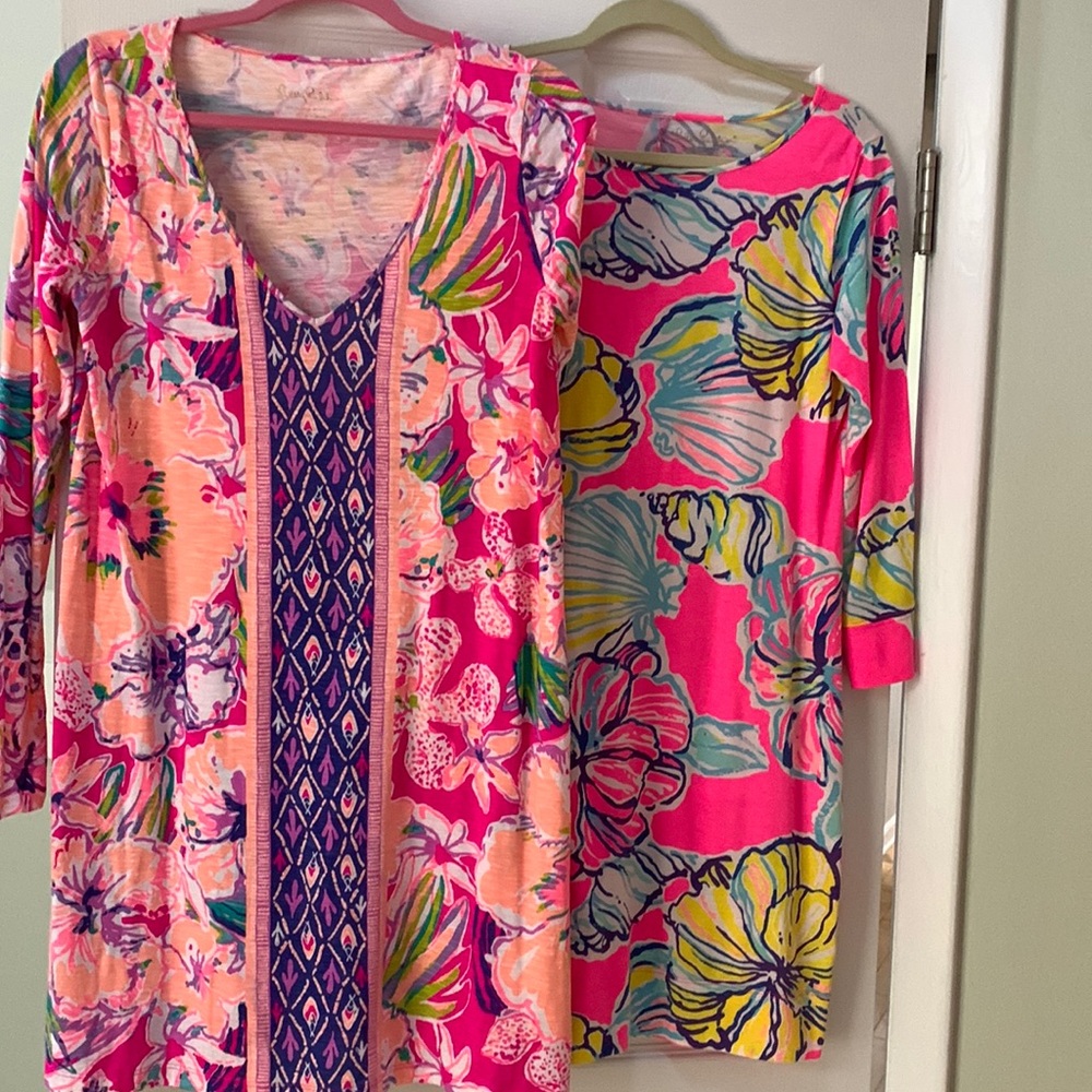 Lily Pulitzer 2, size medium cotton shift dresses